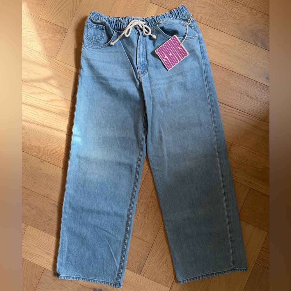 NWT Mother SNACKS! The Drawn Fun Dip Nerdy
Nothing Else Like It drawstring jeans - Picture 3 of 8